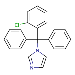 Clotrimazole,CAS No. 23593-75-1.