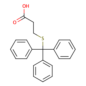 3-Tritylsulfanylpropionic acid,CAS No. 27144-18-9.