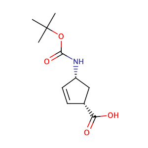 (-)-(1S,4R)-N-Boc-4-aminocyclopent-2-enecarboxylic acid,CAS No. 151907-79-8.