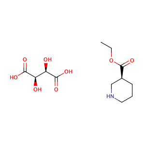Ethyl (S)-3-Piperidinecarboxylate D-Tartrate,CAS No. 83602-38-4.