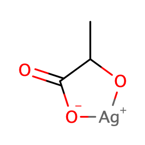 Lactic acid, silver salt (8CI),CAS No. 15768-18-0.