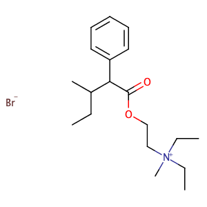 Valethamate bromide,CAS No. 90-22-2.