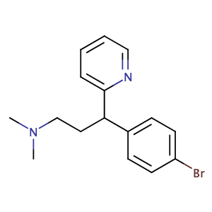 Brompheniramine,CAS No. 86-22-6.