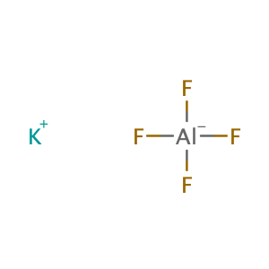 Potassium fluoroaluminate,CAS No. 14484-69-6.