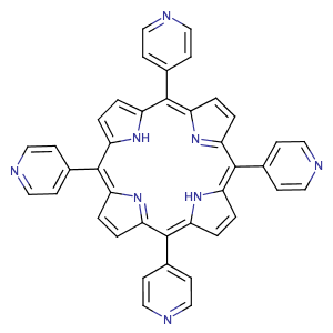5,10,15,20-tetrapyridin-4-yl-21,22-dihydroporphyrin,CAS No. 16834-13-2.