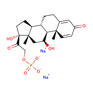 prednisolone Sodium Phosphate,CAS No. 125-02-0.