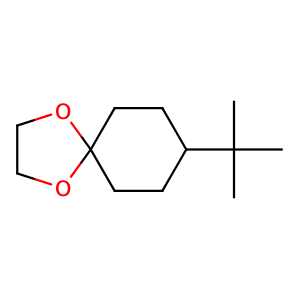 1,4-Dioxaspiro[4.5]decane, 8-(1,1-dimethylethyl)-,CAS No. 2223-71-4.