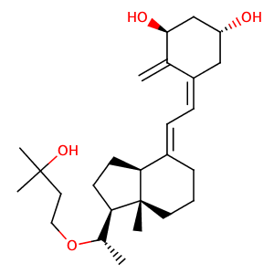 (1R,3S,5Z)-4-methylene-5-[(2E)-2-[(1S,3aS,7aS)-octahydro-1-[(1S)-1-(3-hydroxy-3-methylbutoxy)ethyl]-7a-methyl-4H-inden-4-ylidene]ethylidene]-1,3-Cyclohexanediol,CAS No. 103909-75-7.