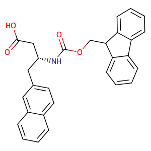 Fmoc-(R)-3-Amino-4-(2-naphthyl)butyric acid,CAS No. 269398-91-6.