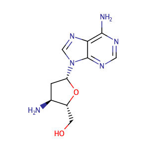 3'-Amino-2',3'-dideoxyadenosine,CAS No. 7403-25-0.