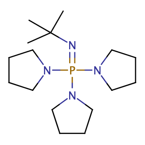 (tert-Butylimino)tris(pyrrolidino)phosphorane,CAS No. 161118-67-8.