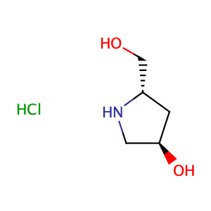 (3R,5S)-5-Hydroxymethyl-3-pyrrolidinol HCl,CAS No. 478922-47-3.