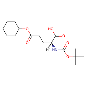 Boc-L-glutamic acid 5-cyclohexyl ester,CAS No. 73821-97-3.