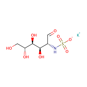 Potassium ((2R,3R,4S,5R)-3,4,5,6-tetrahydroxy-1-oxohexan-2-yl)sulfamate,CAS No. 31284-96-5.