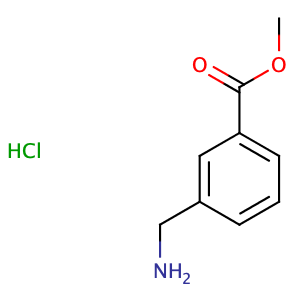 Methyl 3-(aminomethyl)benzoate hydrochloride,CAS No. 17841-68-8.