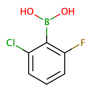 2-Chloro-6-fluorophenylboronic acid,CAS No. 313545-32-3.