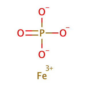 Ferric phosphate,CAS No. 10045-86-0.