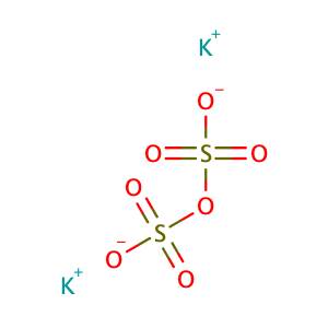 Potassium pyrosulfate,CAS No. 7790-62-7.