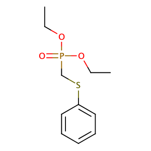 diethoxyphosphorylmethylsulfanylbenzene,CAS No. 38066-16-9.