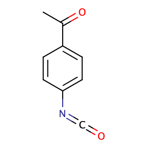 1-(4-isocyanatophenyl)ethanone,CAS No. 49647-20-3.