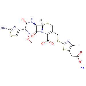 Cefodizime sodium,CAS No. 86329-79-5.