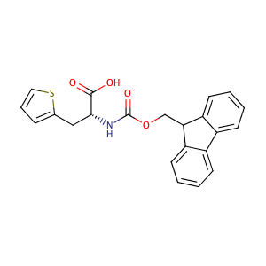 Fmoc-3-(2-thienyl)-D-alanine,CAS No. 201532-42-5.