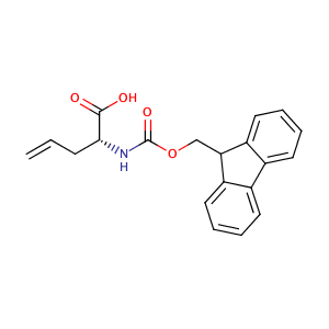 (R)-2-((((9H-Fluoren-9-yl)methoxy)carbonyl)amino)pent-4-enoic acid,CAS No. 170642-28-1.