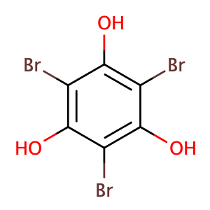 2,4,6-tribromobenzene-1,3,5-triol,CAS No. 3354-82-3.