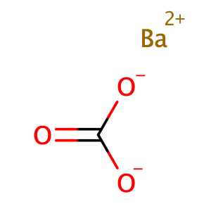 Barium carbonate,CAS No. 513-77-9.