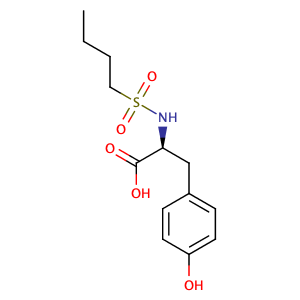 (S)-2-(Butylsulfonamido)-3-(4-hydroxyphenyl)propanoic acid,CAS No. 149490-60-8.