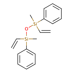 ethenyl-(ethenyl-methyl-phenylsilyl)oxy-methyl-phenylsilane,CAS No. 2627-97-6.