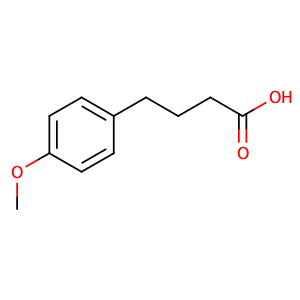 4-methoxyBenzenebutanoic acid,CAS No. 4521-28-2.