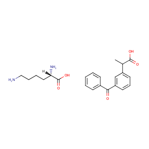 Ketoprofen lysinate,CAS No. 57469-78-0.