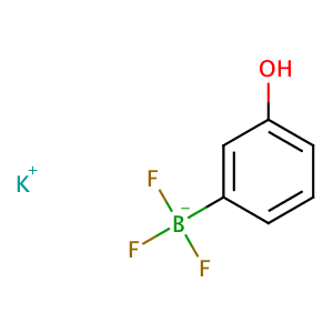 Potassium 3-hydroxyphenyltrifluoroborate,CAS No. 871231-45-7.