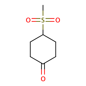 4-methanesulfonyl-cyclohexanone,CAS No. 862129-72-4.