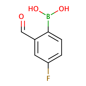 4-fluoro-2-formylphenylboronic acid,CAS No. 825644-26-6.