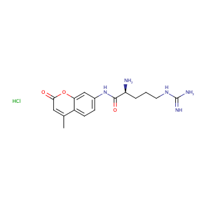 L-Arginine-7-amido-4-methylcoumarin hydrochloride,CAS No. 69304-16-1.