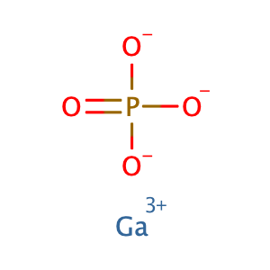 gallium phosphate GaPO4, Î±, cristobalite, low temperature, orthorhombic,CAS No. 773796-40-0.