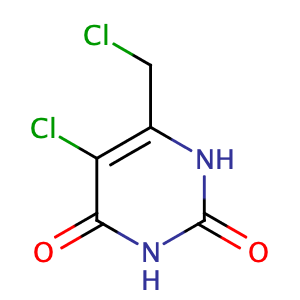 5-chloro-6-(chloromethyl)-2,4-dihydroxypyrimidine,CAS No. 73742-45-7.