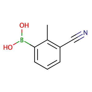 2-methyl-3-cyanophenyl boronic acid,CAS No. 313546-19-9.