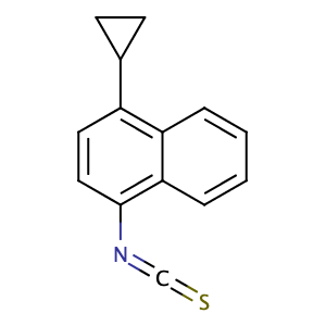 1-cyclopropyl-4-isothiocyanato-naphthalene,CAS No. 878671-95-5.