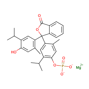 Thymolphthalein monophosphate magnesium salt,CAS No. 35106-21-9.