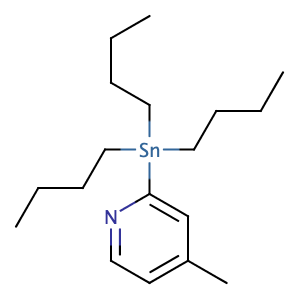 4-Methyl-2-(tributylstannanyl)pyridine,CAS No. 301652-23-3.