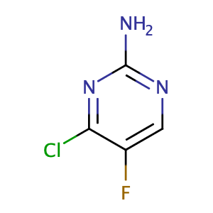 2-Amino-4-chloro-5-fluoropyrimidine,CAS No. 1683-75-6.