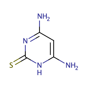 4,6-Diaminopyrimidine-2-thiol,CAS No. 1004-39-3.