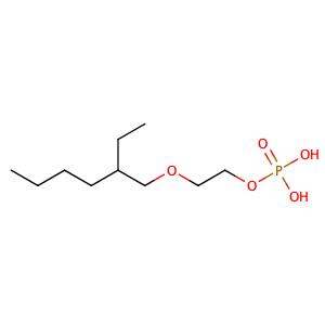 2-(2-ethylhexoxy)ethyl dihydrogen phosphate,CAS No. 68439-39-4.