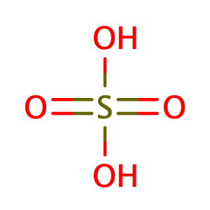 sulfuric acid,CAS No. 7664-93-9.