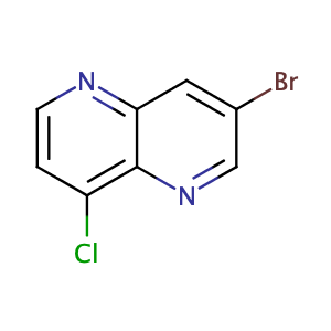 3-bromo-8-chloro-1,5-naphthyridine,CAS No. 97267-61-3.