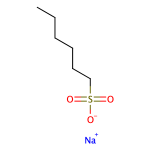 1-Hexanesulfonic acid, sodium salt,CAS No. 2832-45-3.