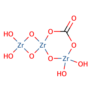 Zirconium carbonate oxide,CAS No. 12671-00-0.